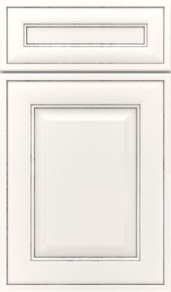 Picture of Dulcet - Painted - Brightest White w/ Grey Stone Detail