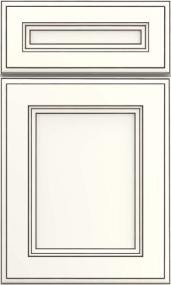 Picture of Boone - Painted - Brightest White w/ Amaretto Crème Penned