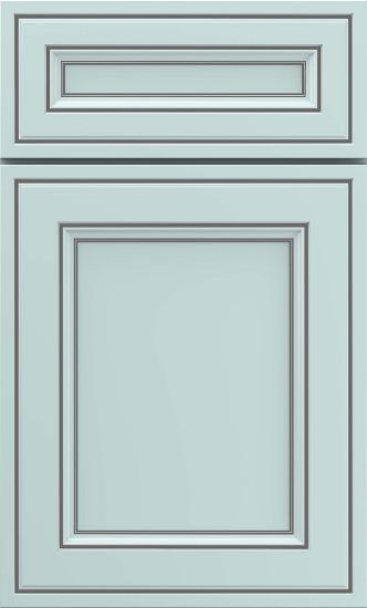 Picture of Peyton - Painted - Sleepy Blue w/ Grey Stone Penned
