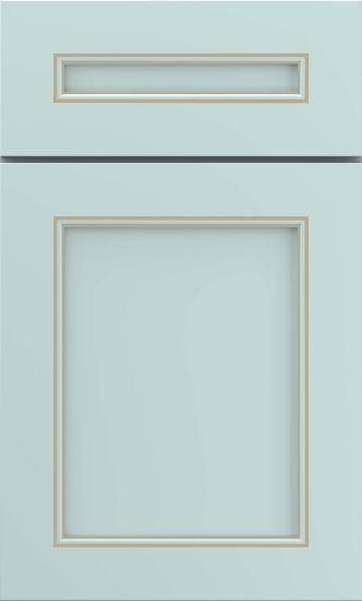Picture of Clarke - Painted - Sleepy Blue w/ Nougat Penned