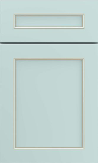 Picture of Paloma - Painted - Sleepy Blue w/ Nougat Penned