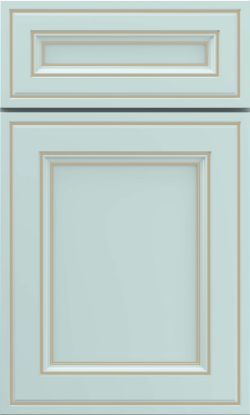 Picture of Peyton - Painted - Sleepy Blue w/ Nougat Penned