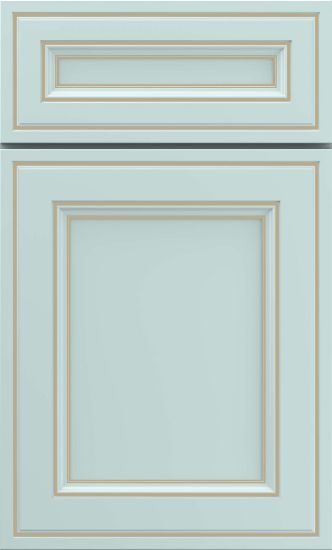 Picture of Peyton - Painted - Sleepy Blue w/ Nougat Penned