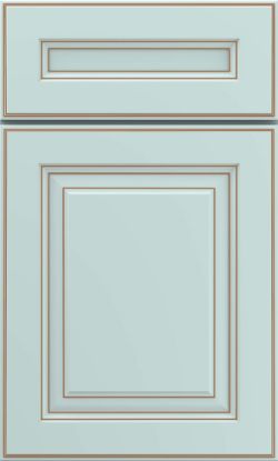 Picture of Beckett - Painted - Sleepy Blue w/ Toasted Almond Penned