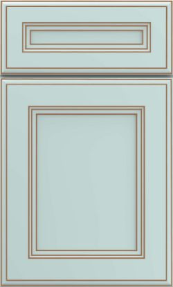 Picture of Boone - Painted - Sleepy Blue w/ Toasted Almond Penned