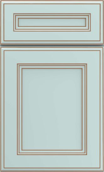 Picture of Boone - Painted - Sleepy Blue w/ Toasted Almond Penned