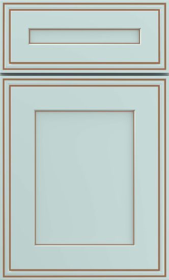 Picture of Delta - Painted - Sleepy Blue w/ Toasted Almond Penned