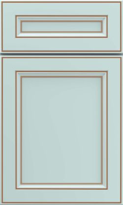 Picture of Haskett - Painted - Sleepy Blue w/ Toasted Almond Penned