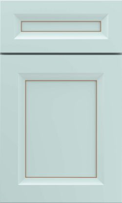 Picture of Mercer - Painted - Sleepy Blue w/ Toasted Almond Penned