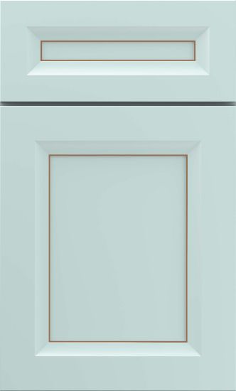 Picture of Mercer - Painted - Sleepy Blue w/ Toasted Almond Penned