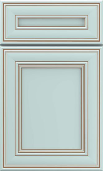 Picture of Noah - Painted - Sleepy Blue w/ Toasted Almond Penned