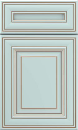 Picture of Nora - Painted - Sleepy Blue w/ Toasted Almond Penned