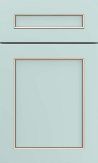 Picture of Paloma - Painted - Sleepy Blue w/ Toasted Almond Penned