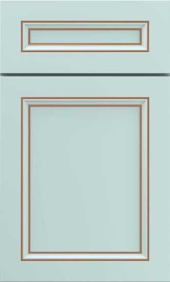 Picture of Vista - Painted - Sleepy Blue w/ Toasted Almond Penned