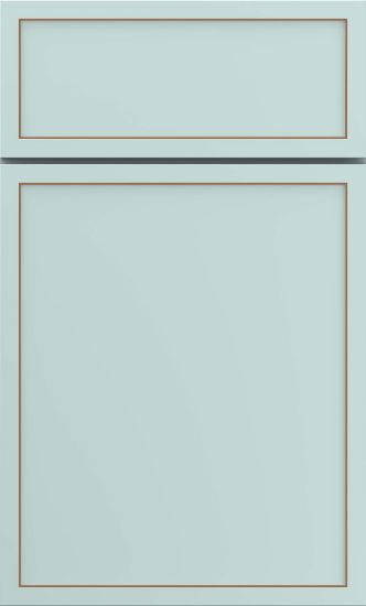 Picture of Yorktown - Painted - Sleepy Blue w/ Toasted Almond Penned