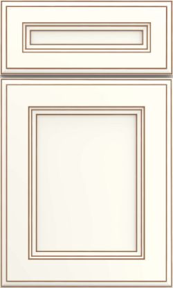 Picture of Boone - Painted - White w/ Toasted Almond Penned